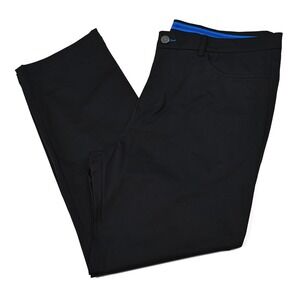 Twillory Performance Chino Golf Pants Mens 38x32 (39x30) Black Activewear